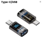 Перехідник OTG USB 3.2 AF to USB-C M 10Gbps QC 36W with display XoKo (AC-322UTC) U1134765