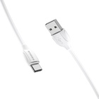 Дата кабель USB 2.0 AM to USB-C 1.0m 3A white BOROFONE (6931474701800) U1089580