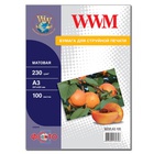 Бумага WWM A3 (M230.A3.100) U0105210