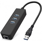 Переходник Dynamode USB 3.0 Type-A - RJ45 Gigabit Lan, 3*USB 3.0 (USB3.0-Type-A-RJ45-HUB3) U0641829