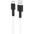Дата кабель USB 2.0 AM to USB-C 1.0m 3A silicone BX31 white BOROFONE (6931474710406) U1067141