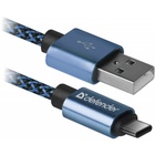 Дата кабель USB 2.0 AM to Type-C 1.0m USB09-03T PRO blue Defender (87817) U0419255