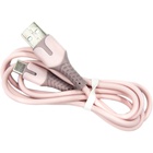 Дата кабель USB 2.0 AM to Type-C 1.0m pink Dengos (PLS-TC-IND-SOFT-ROSE) U0812995