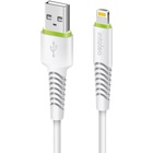 Дата кабель USB 2.0 AM to Lightning 2.0m CBFLEXL2 white Intaleo (1283126521416) U0760606