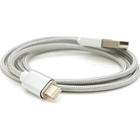 Дата кабель USB 2.0 to Lightning 1.0m 2A magnetic nylon silver Voltronic (YT-MCFB-L/S/13190/09165) U1099747
