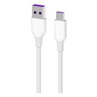 Дата кабель USB 2.0 AM to Type-C 1.0m Glow white 2E (2E-CCAC-WH) U0720435