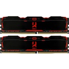 Модуль памяти для компьютера DDR4 32GB (2x16GB) 3200 MHz IRDM Black Goodram (IR-X3200D464L16A/32GDC) U0568117