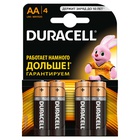 Батарейка AA MN1500 LR06 * 4 Duracell (5000394052536 / 81551270) B0000695 