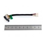 Разъем питания ноутбука с кабелем HP PJ976 (4.5mm x 3.0mm + center pin), 8(7)-pin, 11 см (A49121) U0571121
