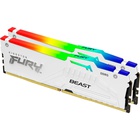 Модуль пам'яті для комп'ютера DDR5 32GB (2x16GB) 6000 MHz Beast RGB EXPO White Kingston Fury (ex.HyperX) (KF560C36BWE2AK2-32) U1074363