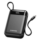 Батарея універсальна Canyon 20000mAh OnPower 204 PD/20W Built-in Lightning Cable (CNS-CPB204B) U1127035
