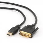 Кабель мультимедийный HDMI to DVI 24+1pin M, 0.5m Cablexpert (CC-HDMI-DVI-0.5M) U0113659