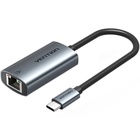Перехідник USB-C to RJ45 Ethernet 1000Mbps black VENTION (CFPHB) U1137074