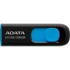 USB флеш накопичувач ADATA 256GB UV128 Black/Blue USB 3.2 (AUV128-256G-RBE) U0922476