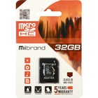 Карта памяти Mibrand 32GB microSD class 10 UHS-I U3 (MICDHU3/32GB-A) U0862775