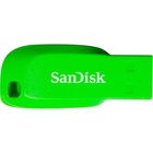 USB флеш накопичувач SanDisk 32GB Cruzer Blade Green USB 2.0 (SDCZ50C-032G-B35GE) U0896614