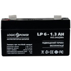 Батарея к ИБП LogicPower LPM 6В 1.3 Ач (4157) U0155139