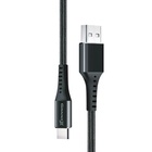 Дата кабель USB 2.0 AM to Type-C 1.2m Black Grand-X (FC-12B) U0419562