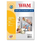 Бумага WWM A4 magnetic, glossy, 20л (G.MAG.20) U0384357