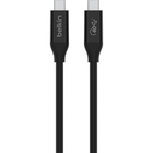 Дата кабель USB4 USB-C to USB-C 0.8m 40Gbps 100W Black Belkin (INZ001BT0.8MBK) U0778649