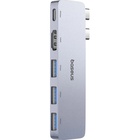 Концентратор Baseus USB-C 5-in-1 3xUSB 3.0 + 1xUSB-C 40Gbps + 1xHDMI 4K30Hz gray (B00052801811-04) U1186862