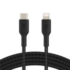 Дата кабель USB 2.0 AM to Lightning 1.0m BRAIDED black Belkin (CAA004BT1MBK) U0491291