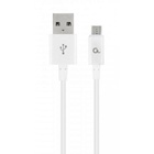 Дата кабель USB 2.0 AM to Micro 5P 2.0m Cablexpert (CC-USB2P-AMmBM-2M-W) U0384036