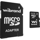 Карта пам'яті Wibrand 64GB mictoSD class 10 UHS-I (WICDXU1/64GB-A) U0933836