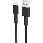 Дата кабель USB 2.0 AM to Micro 5P 1.0m 2.4A silicone BX31 black BOROFONE (6931474710376) U1067139