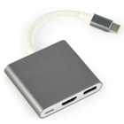 Переходник USB Type-C to HDMI Cablexpert (A-CM-HDMIF-02-SG) U0465585