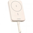 Батарея універсальна Ugreen 10000mAh 20W Magnetic Wireless Build-in USB-C Cable (PB760) (35341B) U1120062