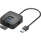 Концентратор Vention USB 3.0 to 4xUSB 3.0 + MicroUSB black (CHBBB) U0855211