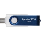 USB флеш накопичувач Patriot 256GB Xporter X550 USB 3.2/Type-C (PS256GX550AAD) U1043219