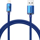 Дата кабель USB 2.0 AM to Lightning 1.2m 2.4A blue Baseus (CAJY000003) U1106531