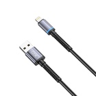 Дата кабель USB 2.0 AM to Lightning 1.0m 2.4A black XO (NB215-L-1-BK) U1093045
