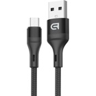 Дата кабель USB 2.0 AM to Micro 5P 1.2m AR87 3A black Armorstandart (ARM64038) U0823047
