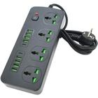 Мережевий фільтр живлення Voltronic TВ-Т91, 4роз, 8*USB+2PD Black (ТВ-Т91-Black) U0846185
