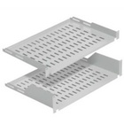 Полка 19" 1U глуб. 250мм, консольная, RAL 9005 MIRSAN (MR.RAK1U25.01) U0433451