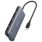 Концентратор USB-C 8-in-1 1xUSB-C PD100W + 1xHDMI + 2xUSB-A + 1xUSB-C 10Gbps + 1xRJ45 + SD black Anker (A83830A2) U1158891