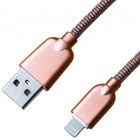Дата кабель Grand-X USB - Lightning, 1.5A, Rose Gold, 1m (ML02RG) U0283381