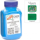 Тонер OKI C3400/3300, 110г Cyan+chip AHK (1502695) U0393963