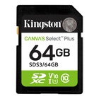 Карта пам'яті Kingston 64GB SDXC class 10 UHS-I V10 A1 Canvas Select Plus (SDS3/64GB) U1096908