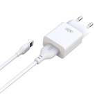 Зарядний пристрій XO L99 USB 12W + cable USB to Lightning white (L99-L-WH) U1195081