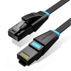 Патч-корд 1m UTP cat 6 RJ-45 flat black Vention (IBJBF) U1179463