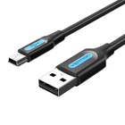 Дата кабель USB 2.0 AM to Mini 5P 0.5m black Vention (COMBD) U1125540