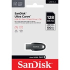 USB флеш накопитель SanDisk 64GB Ultra Curve Black USB 3.2 (SDCZ550-064G-G46) U0862819