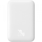 Батарея універсальна Baseus Magnetic Wireless Mini Air 6000mAh 20W PD, QC, Qi-15W, White (6932172641429) U1135472