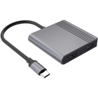 Концентратор Cablexpert USB-C 4-in-1 2xHDMI + 1xUSB 3.2 + 1xUSB-C PD 85W (A-CM-COMBO3-04) U1191553