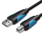 Кабель для принтера USB 2.0 AM/BM 2.0m black Vention (VAS-A16-B200) U1179491