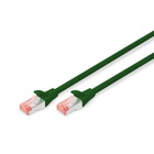 Патч-корд 5м, CAT 6 S-FTP, AWG 27/7, LSZH, green Digitus (DK-1644-050/G) U0600723